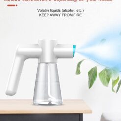 Ozone Nano Spray Water Gun Type-c Steam Air Purifier UV Blue Light Electric Wireless Fogging Disinfection Atomization Sanitizer color: No Ozone 2PCS Black|No Ozone 2PCS White|No Ozone Black730ml|No Ozone set|No Ozone White730ml|Ozone 730ml 2pcs|Ozone White 730ml  New Arrivals Uncategorized Protection Against COVID-19 Best Sellers