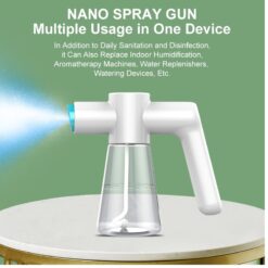 Ozone Nano Spray Water Gun Type-c Steam Air Purifier UV Blue Light Electric Wireless Fogging Disinfection Atomization Sanitizer color: No Ozone 2PCS Black|No Ozone 2PCS White|No Ozone Black730ml|No Ozone set|No Ozone White730ml|Ozone 730ml 2pcs|Ozone White 730ml  New Arrivals Uncategorized Protection Against COVID-19 Best Sellers