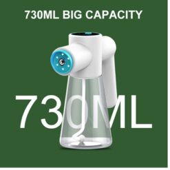 Ozone Nano Spray Water Gun Type-c Steam Air Purifier UV Blue Light Electric Wireless Fogging Disinfection Atomization Sanitizer color: No Ozone 2PCS Black|No Ozone 2PCS White|No Ozone Black730ml|No Ozone set|No Ozone White730ml|Ozone 730ml 2pcs|Ozone White 730ml  New Arrivals Uncategorized Protection Against COVID-19 Best Sellers