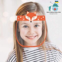 Cartoon Animal Face Shield For Kids With Elastic Band color: A|B|C|D|E|F|G|H  New Arrivals Protection Against COVID-19 Face Masks & Face Shields Face Shields Face Shields For Kids Best Sellers