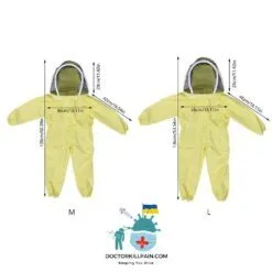 Child Beekeeping Protection Suit color: L|M  New Arrivals Protection Against COVID-19 Face Masks & Face Shields Face Shields Face Shields For Kids Jackets with Face Mask Protective Suits & Clothing Best Sellers