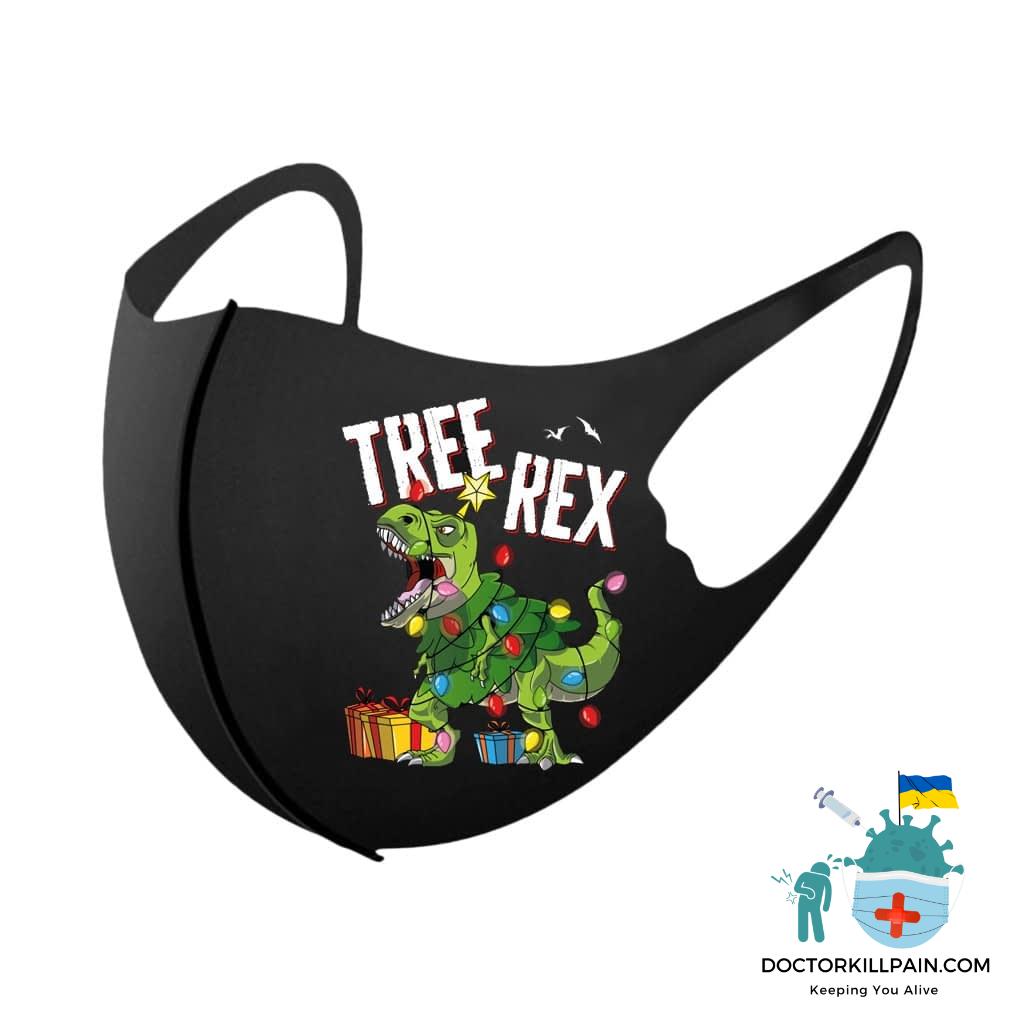 Christmas Cartoon Dinosaur Reusable Face Mask Child Masks For Protection Children Washable Face Mask For Kids Boy Halloween