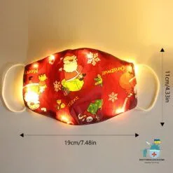 Christmas Lights Glowing Face Mask color: A|B|C|D|G  New Arrivals Protection Against COVID-19 Face Masks & Face Shields Face Masks Face Masks For Adults Best Sellers
