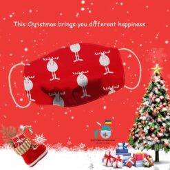 Christmas Lights Glowing Face Mask color: A|B|C|D|G  New Arrivals Protection Against COVID-19 Face Masks & Face Shields Face Masks Face Masks For Adults Best Sellers