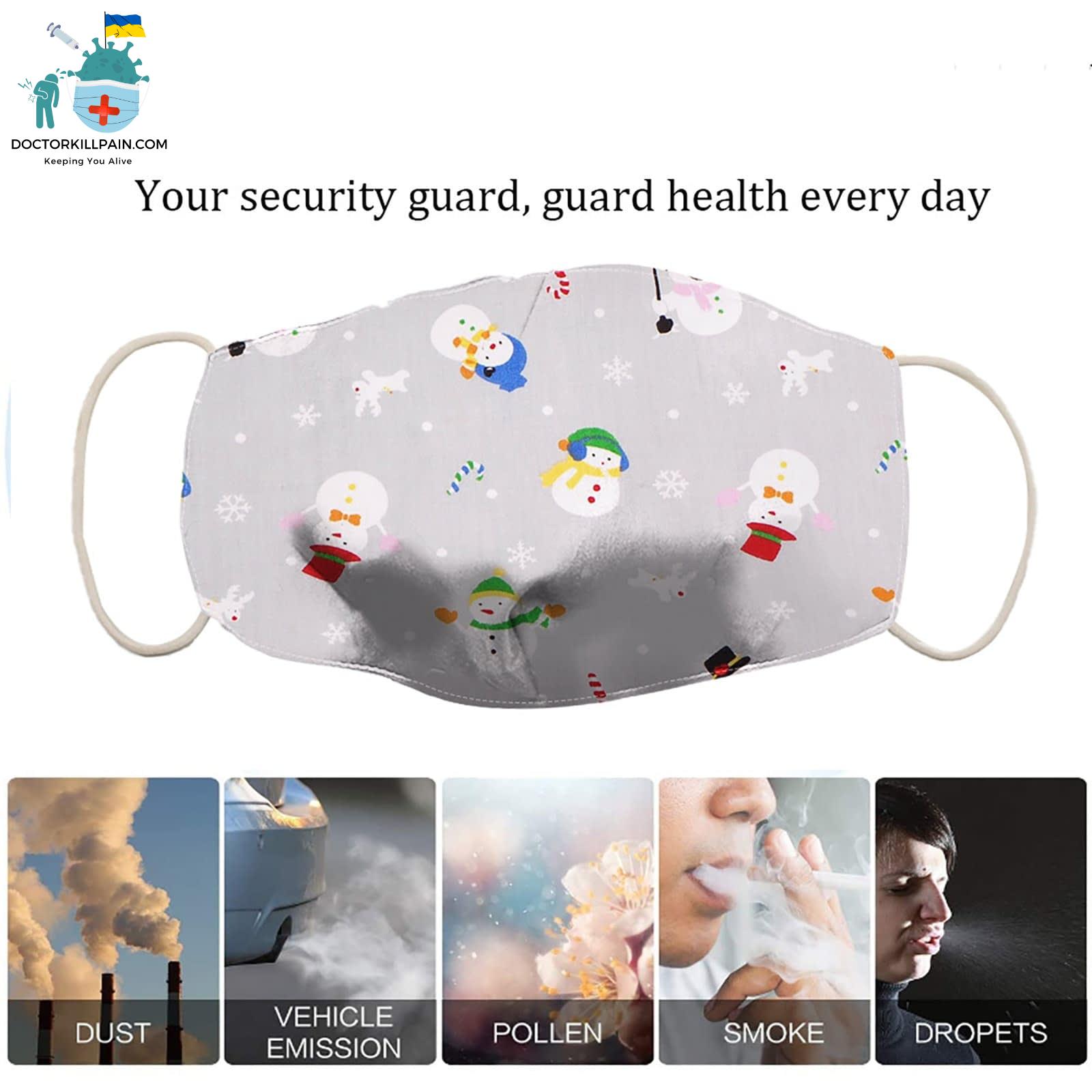 Christmas Lights Glowing Washable Face Mask Cartoons Covers Fashion Mouths Led Mouth Masks Halloween Cosplay Navidad Mascara