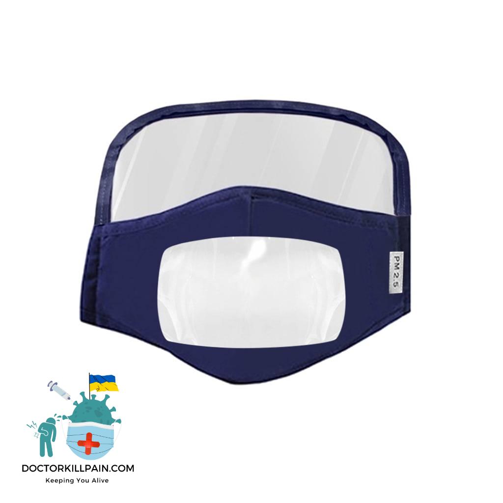 4Pcs Masque Adult Face Mask with Eyes Screen Mask With Clear Window Visible Dustproof Mascarillas Cosplay Mask