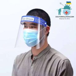 Clear Face Shield color: Face Shield  New Arrivals Protection Against COVID-19 Face Masks & Face Shields Face Shields Face Shields For Adults Best Sellers