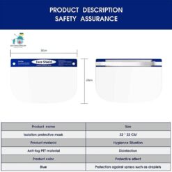 Clear Face Shields (10 Pcs) color: 10 pcs  New Arrivals Protection Against COVID-19 Face Masks & Face Shields Face Shields Face Shields For Adults Best Sellers