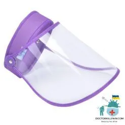 Comfortable Adjustable Anti COVID Face Shield color: Navy|Pink|Purple|Sky Blue  New Arrivals Protection Against COVID-19 Face Masks & Face Shields Face Shields Face Shields For Adults Best Sellers