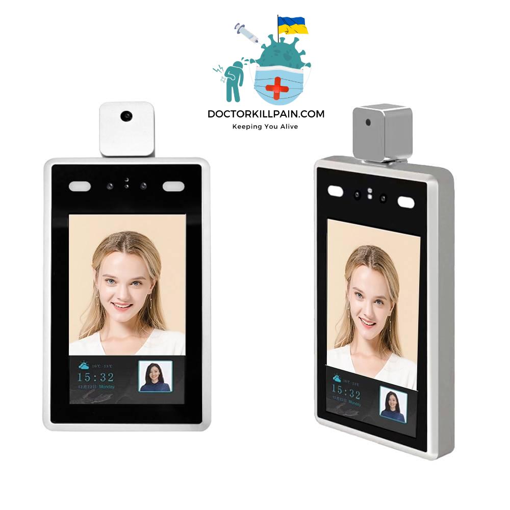 7inch Facial Recognition Camera termal ip camera thermal infrared HD camera 2MP Human Body Temperature Detect Access Control