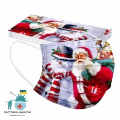 Cute Disposable Christmas Face Masks (10 Masks) color: A|B|C|D|E|F|G|Rudolph|Rudolph 2|Santa|Santa&Rudolph|Santa&Snowman|Snowman|Spheres  New Arrivals Protection Against COVID-19 Face Masks & Face Shields Face Masks Face Masks For Adults Best Sellers