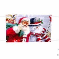 Cute Disposable Christmas Face Masks (10 Masks) color: A|B|C|D|E|F|G|Rudolph|Rudolph 2|Santa|Santa&Rudolph|Santa&Snowman|Snowman|Spheres  New Arrivals Protection Against COVID-19 Face Masks & Face Shields Face Masks Face Masks For Adults Best Sellers