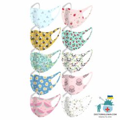 Cute Washable Face Masks For Kids (10 Masks) color: A|B|C|D|E|F|G|H|I|J|K|L|M|N|O|P|Q|R  New Arrivals Protection Against COVID-19 Face Masks & Face Shields Face Masks Safest Face Masks For Kids Best Back to School Face Masks For Kids Best Sellers