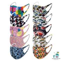 Cute Washable Face Masks For Kids (10 Masks) color: A|B|C|D|E|F|G|H|I|J|K|L|M|N|O|P|Q|R  New Arrivals Protection Against COVID-19 Face Masks & Face Shields Face Masks Safest Face Masks For Kids Best Back to School Face Masks For Kids Best Sellers