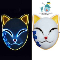 Demon Slayer Urokodaki Apprentice Glowing Masks color: LED 01|LED 02|LED 03|No LED 01|No LED 02|No LED 03  Clearance