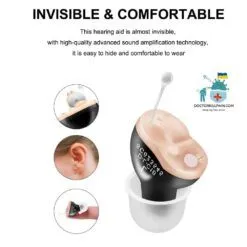 Discrete Wireless Hearing Aids For Hearing Impaired People Battery Duration: 2-4 days  Best Hearing Aids In 2022 New Arrivals Best Sellers