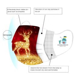 Disposable Christmas Face Masks (10 Pcs) color: A|B|C|D|E  New Arrivals Protection Against COVID-19 Face Masks & Face Shields Face Masks Face Masks For Adults Best Sellers