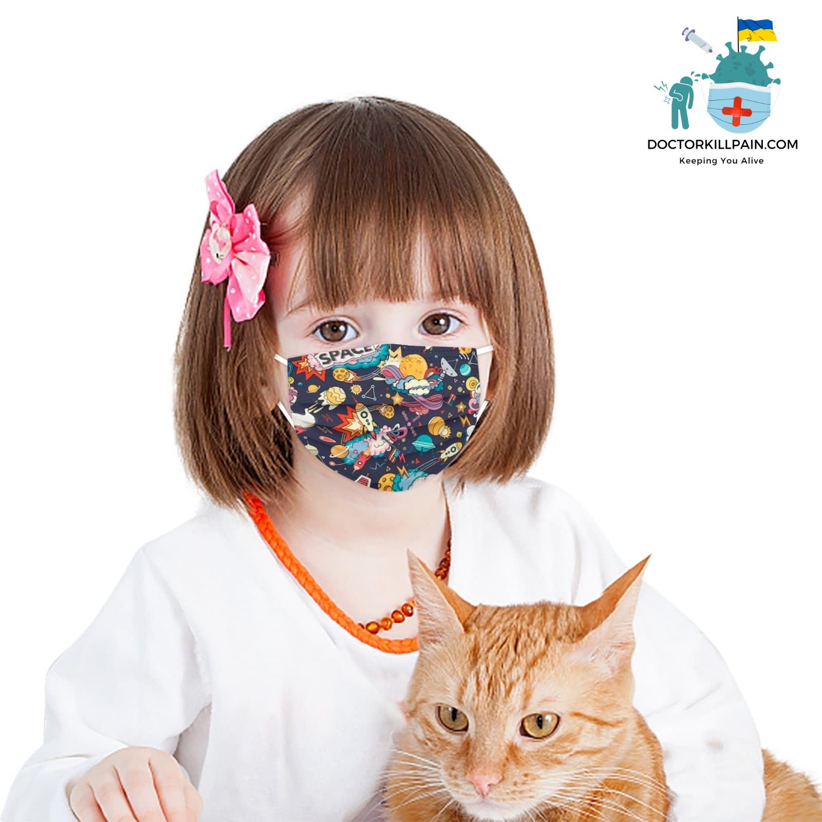 Pre School And Day Care. Child Mask Disposable Face Mask Print Masks For Protection Children Disposable Face Mask Halloween Masque Enfant Jetable