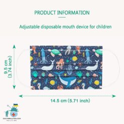 Disposable Preschool Face Masks (10 Pcs) color: A|B|C|D|E  New Arrivals Protection Against COVID-19 Face Masks & Face Shields Face Masks Safest Face Masks For Kids Best Back to School Face Masks For Kids Best Sellers