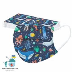 Disposable Preschool Face Masks (10 Pcs) color: A|B|C|D|E  New Arrivals Protection Against COVID-19 Face Masks & Face Shields Face Masks Safest Face Masks For Kids Best Back to School Face Masks For Kids Best Sellers