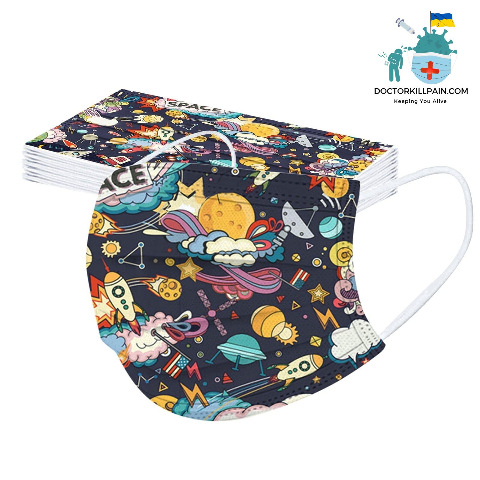 Pre School And Day Care. Child Mask Disposable Face Mask Print Masks For Protection Children Disposable Face Mask Halloween Masque Enfant Jetable