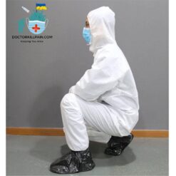 Disposable Protective Coverall color: Blue|White  New Arrivals Protection Against COVID-19 Protective Suits & Clothing Best Sellers