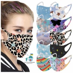 Face Masks With Stars (10 Masks) color: A|B|C  New Arrivals Protection Against COVID-19 Face Masks & Face Shields Face Masks Face Masks For Adults Safest Face Masks For Kids Best Back to School Face Masks For Kids Best Sellers