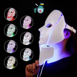 Face + Neck Skin Rejuvenating LED Mask color: EU PLUG (220-240V)|UK PLUG (220-240V)|US PLUG (100-110V)  New Arrivals As Seen On TV Skin Care Safest LED Beauty Masks Best Sellers
