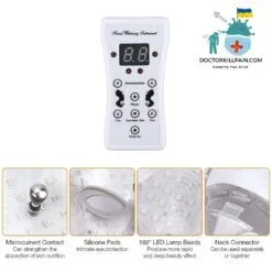 Face + Neck Skin Rejuvenating LED Mask color: EU PLUG (220-240V)|UK PLUG (220-240V)|US PLUG (100-110V)  New Arrivals As Seen On TV Skin Care Safest LED Beauty Masks Best Sellers