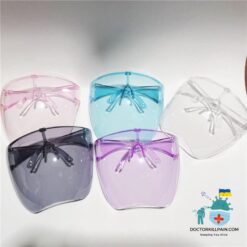 Face Shield Glasses For Kids color: Gradient blue|Gradient gray|Gradient green|Gradient orange|Gradient pink|Gradient purple|Gradient tea|Light blue|Light brown|Light pink|Light purple|transparent  New Arrivals Protection Against COVID-19 Face Masks & Face Shields Face Shields Face Shields For Kids Best Sellers