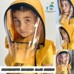 Face Shield With Hood for Kids color: A|B|C|D  New Arrivals Protection Against COVID-19 Face Masks & Face Shields Face Shields Face Shields For Kids Best Sellers