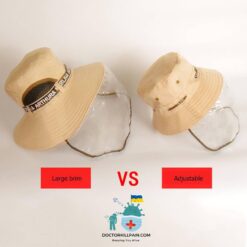 Fight COVID-19 Bucket Hat color: Adjustable Beige|Adjustable Black|Adjustable Wine Red|Big Black|Big Camouglage  New Arrivals Protection Against COVID-19 Face Masks & Face Shields Face Shields Face Shields For Adults Best Sellers