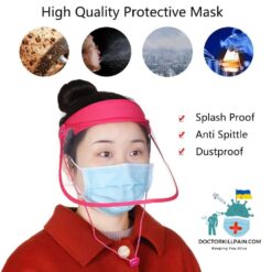 Fight Coronavirus Headband color: Navy Blue|other|Purple|Red|Black|Blue  New Arrivals Protection Against COVID-19 Face Masks & Face Shields Face Shields Face Shields For Adults Best Sellers