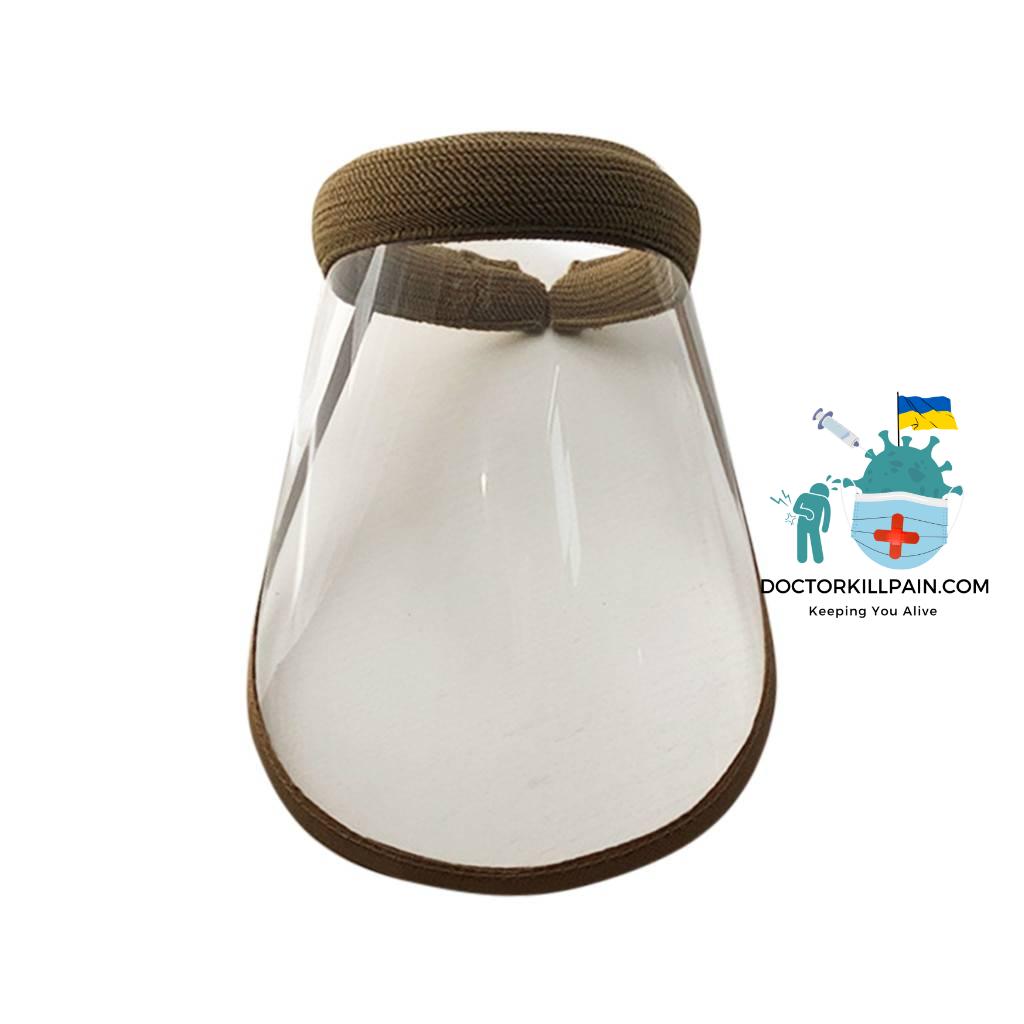 UV Protection Sun Hat Female Anti-droplet Saliva Empty Top Hat Anti- Mask Transparent Sun Visor Hat Cap Uv Protection Hat