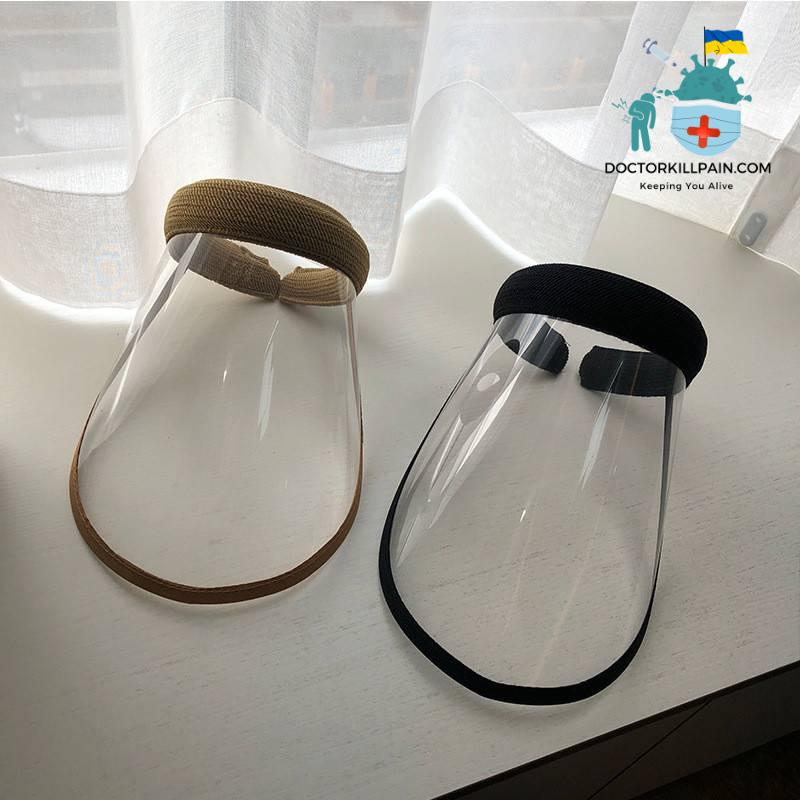 UV Protection Sun Hat Female Anti-droplet Saliva Empty Top Hat Anti- Mask Transparent Sun Visor Hat Cap Uv Protection Hat