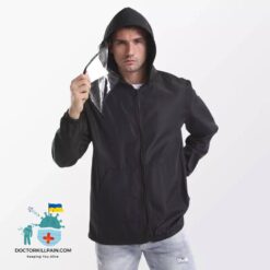 Fight Coronavirus Jacket With Face Mask | Unisex color: Black|Blue|White|Yellow  New Arrivals Protection Against COVID-19 Face Masks & Face Shields Face Masks Face Masks For Adults Face Shields Face Shields For Adults Jackets with Face Mask Protective Suits & Clothing Best Sellers