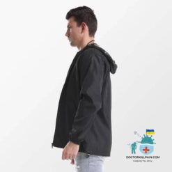 Fight Coronavirus Jacket With Face Mask | Unisex color: Black|Blue|White|Yellow  New Arrivals Protection Against COVID-19 Face Masks & Face Shields Face Masks Face Masks For Adults Face Shields Face Shields For Adults Jackets with Face Mask Protective Suits & Clothing Best Sellers