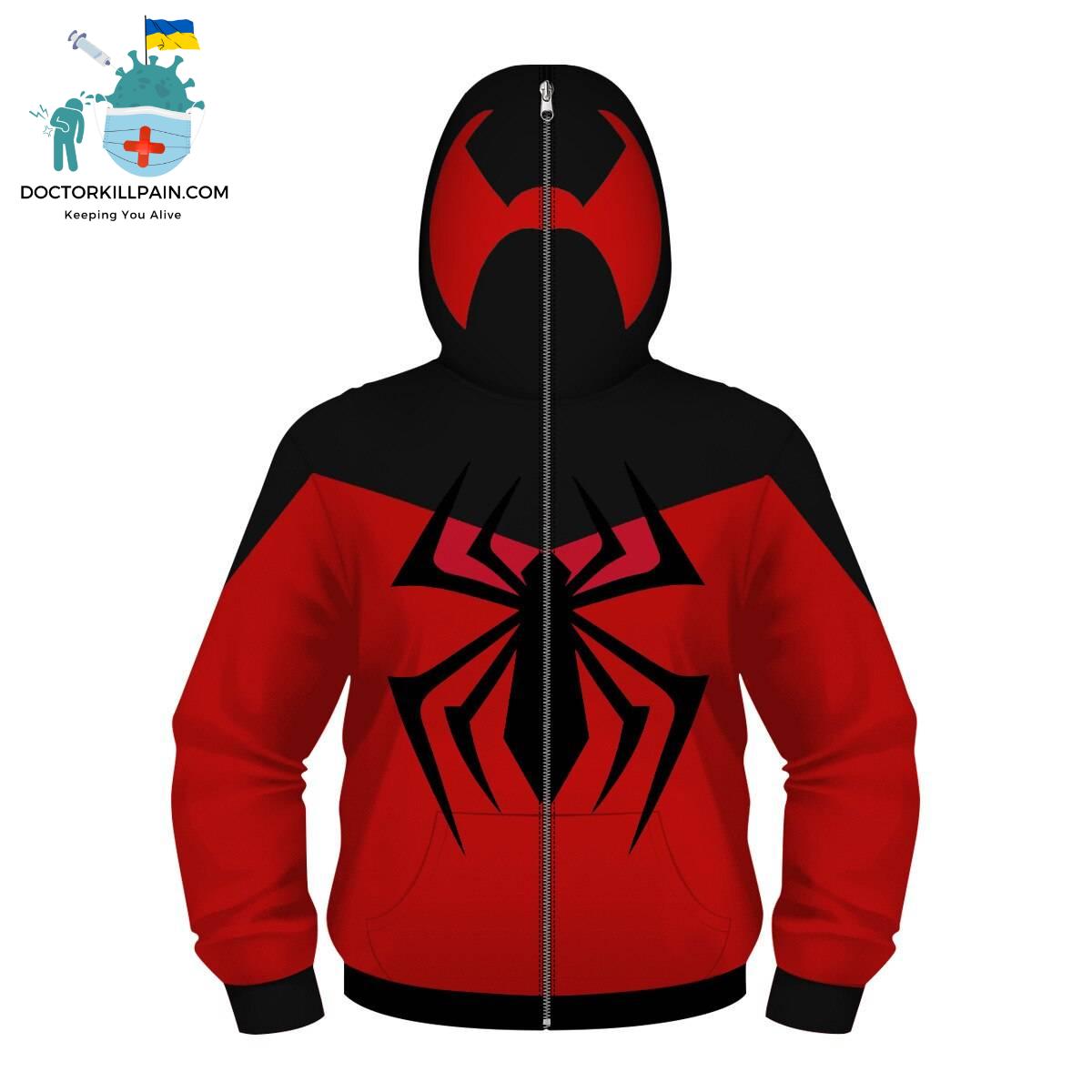 Fight Coronavirus Superhero Hooded Jacket with Mask (The Avengers, Captain America, Iron Man, Spiderman, Star Wars)
