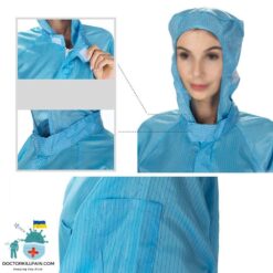 Full Body Protective Coverall Suit color: Blue|White  New Arrivals Protection Against COVID-19 Protective Suits & Clothing Best Sellers