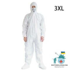 Full-Body Protective Suit color: White PP L|White PP XL|White PP XXL|White PP XXXL|White SMS L|White SMS XL|White SMS XXL|White SMS XXXL  New Arrivals Protection Against COVID-19 Protective Suits & Clothing Best Sellers