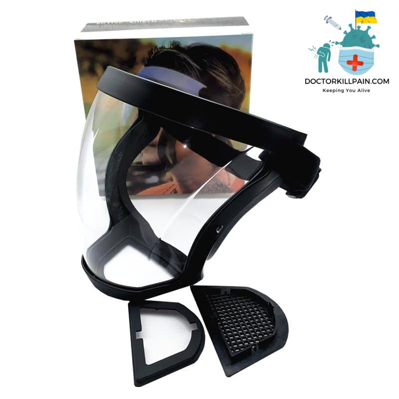 Z50 Dropshipping Full Face Shield Kitchen Transparent Shield Home Oil-splash Proof Eye Facial Anti-fog Head Cover Safety Glasses