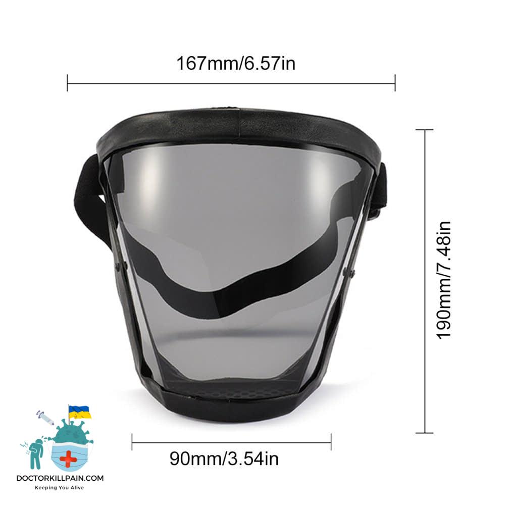 Z50 Dropshipping Full Face Shield Kitchen Transparent Shield Home Oil-splash Proof Eye Facial Anti-fog Head Cover Safety Glasses