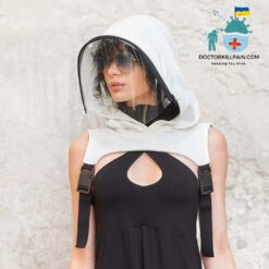 Full Protection Hooded Face Shield with Secure Buckle color: A|B|C|D  New Arrivals Protection Against COVID-19 Face Masks & Face Shields Face Shields Face Shields For Adults Protective Suits & Clothing Best Sellers