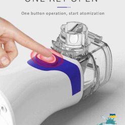 Handheld Ultrasonic Portable Nebulizer color: only mask|Gray with 2 Filters|Blue|Green  New Arrivals Protection Against COVID-19 Best Sellers