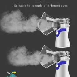 Handheld Ultrasonic Portable Nebulizer color: only mask|Gray with 2 Filters|Blue|Green  New Arrivals Protection Against COVID-19 Best Sellers