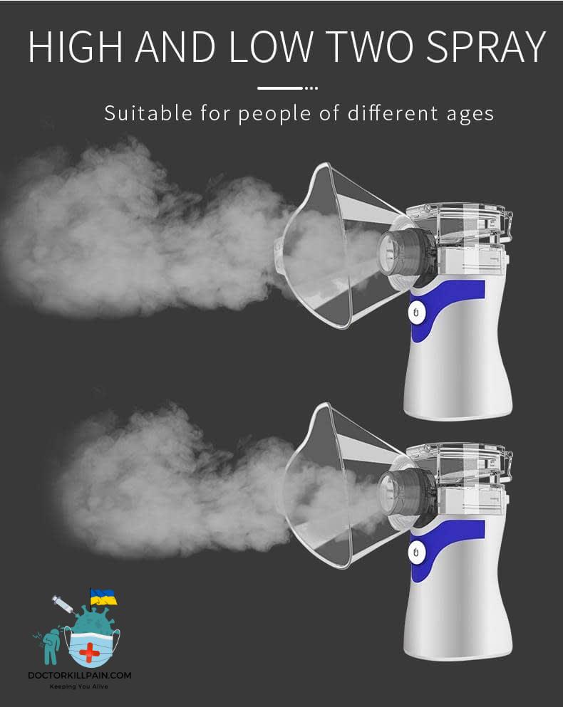 Medical equipment Nebulizer Handheld Ultrasonic Steaming Devices Atomizer inhalator for Adults Kids mini Portable nebulizador