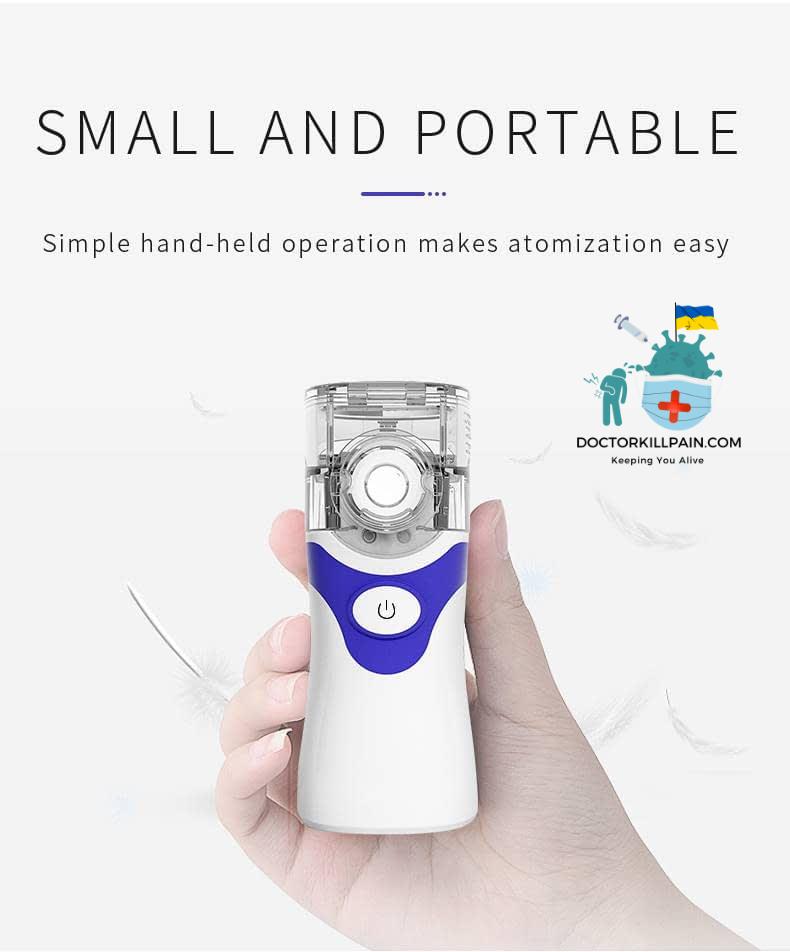 Medical equipment Nebulizer Handheld Ultrasonic Steaming Devices Atomizer inhalator for Adults Kids mini Portable nebulizador