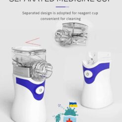 Handheld Ultrasonic Portable Nebulizer color: only mask|Gray with 2 Filters|Blue|Green  New Arrivals Protection Against COVID-19 Best Sellers