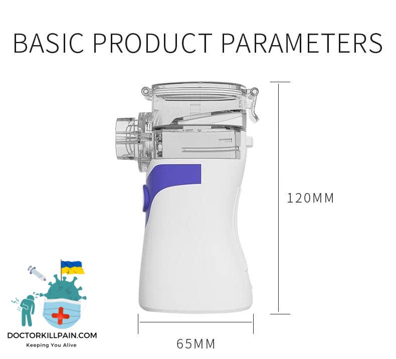 Medical equipment Nebulizer Handheld Ultrasonic Steaming Devices Atomizer inhalator for Adults Kids mini Portable nebulizador