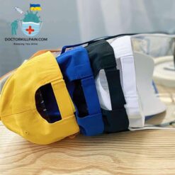 Hat With Large Protective Face Shield For Kids color: Black|Blue|White|Yellow  New Arrivals Protection Against COVID-19 Face Masks & Face Shields Face Shields Face Shields For Kids Best Sellers